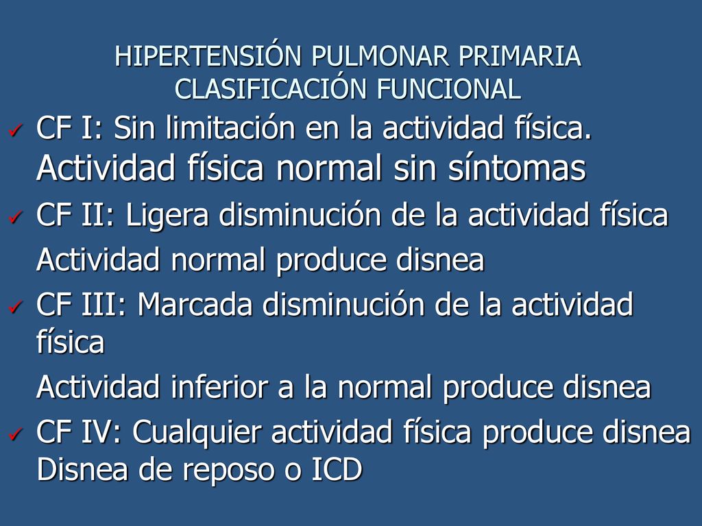 Hipertensión pulmonar icd-9 2020
